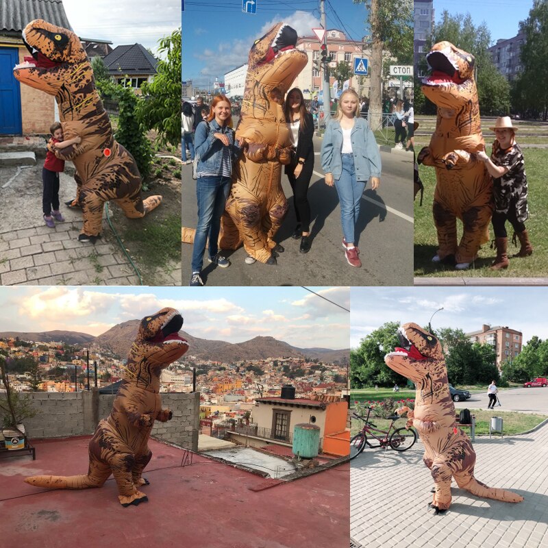 Inflatable T-Rex Suit