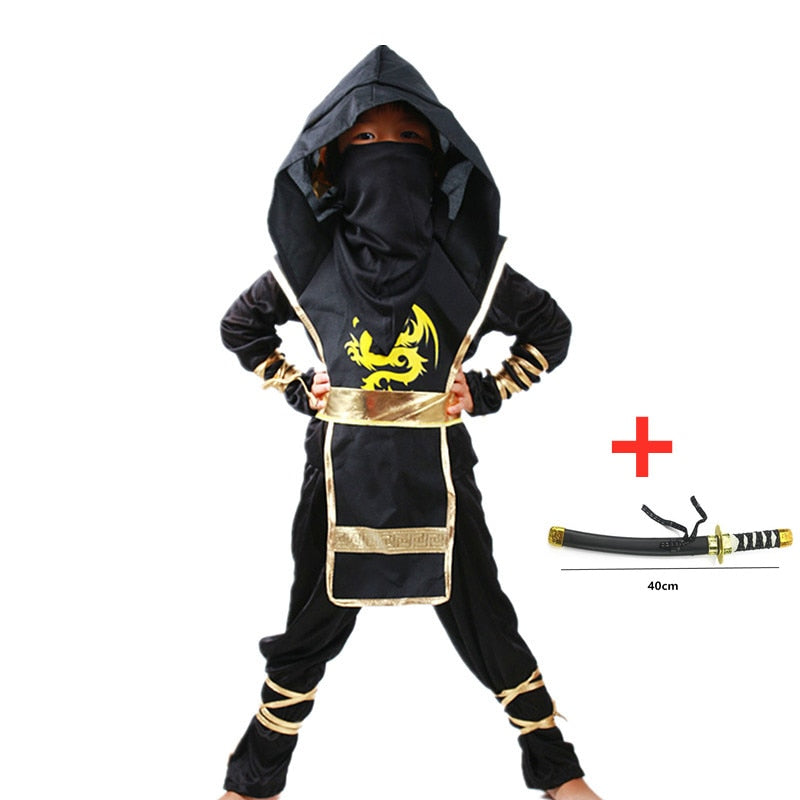 Ninja Deluxe Costume with Accessories - Kids