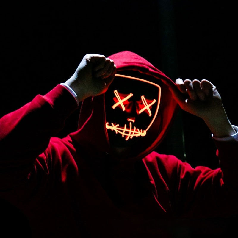 Led Neon Purge Mask