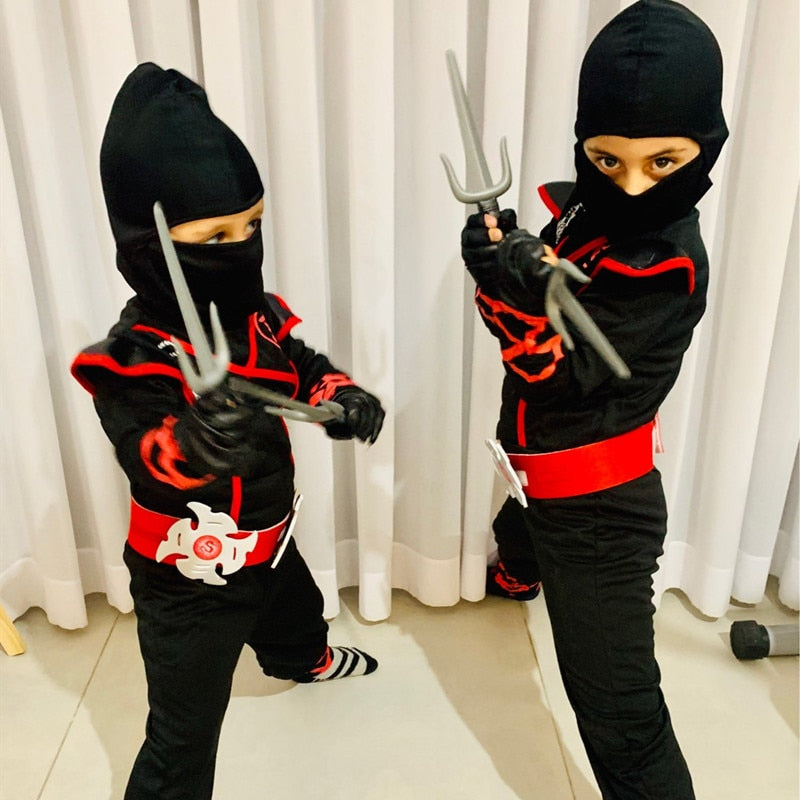 Ninja Deluxe Costume with Accessories - Kids