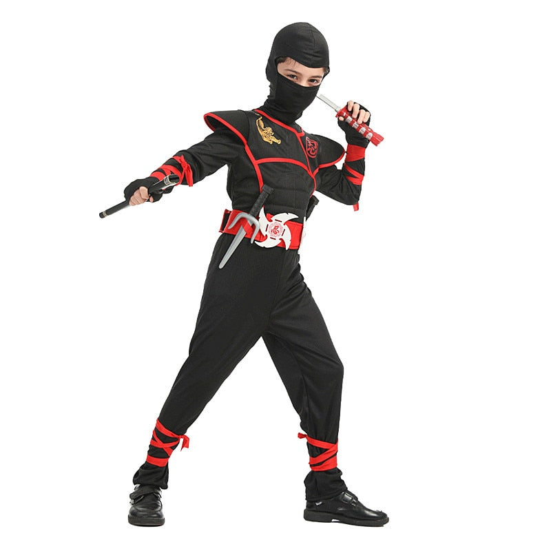 Ninja Deluxe Costume with Accessories - Kids